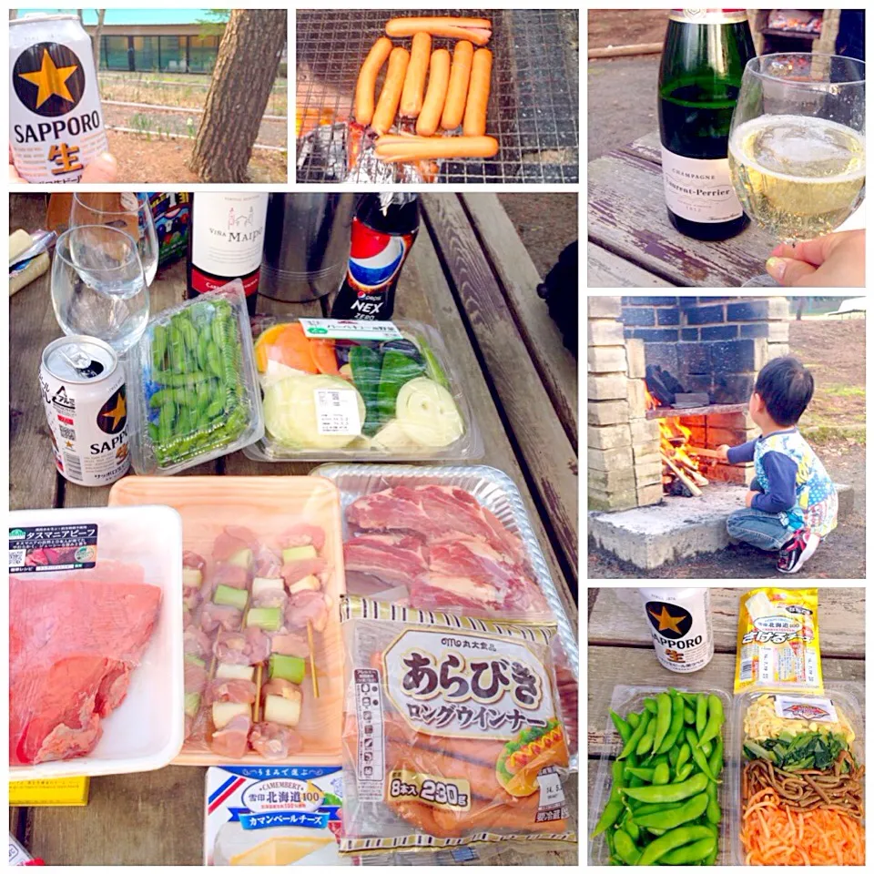 Snapdishの料理写真:BBQ🍻今宵はキャンプファイヤー🔥|🌈Ami🍻さん