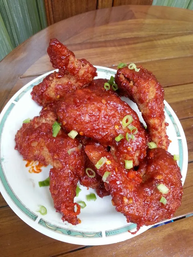 korean spicy chicken wing|vitantriさん