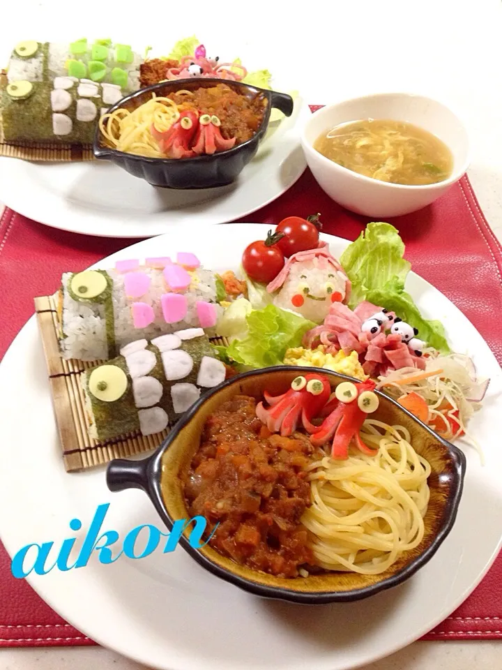 Snapdishの料理写真:子供の日💕鯉のぼりプレート|☆aikon☆さん