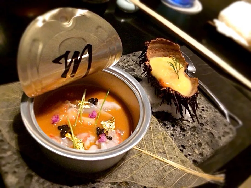 Hokkaido Sea Urchin with Cauliflower
Hokkaido Botan Ebi with Tenshi Sauce|mimishikuさん