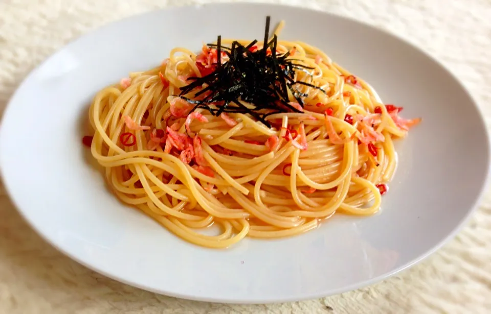 桜エビのペペロンチーノ|石井雄大さん