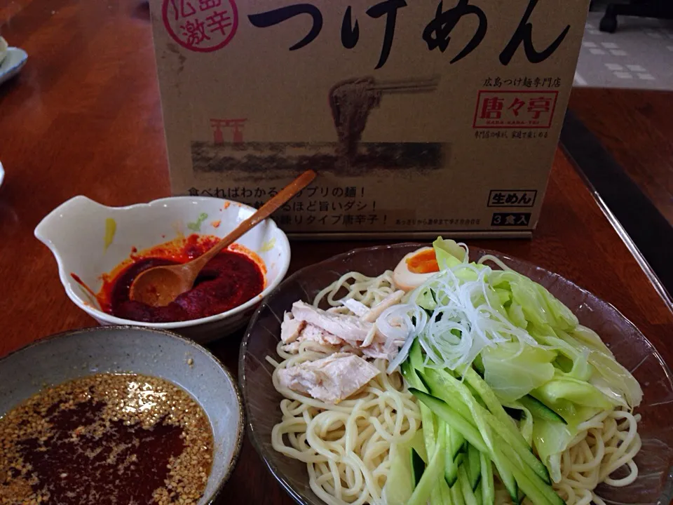 Snapdishの料理写真:広島 唐々亭のつけ麺|sakuramochiさん