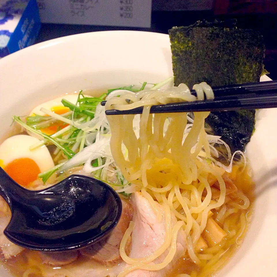 オマール海老香る塩ラーメンの麺|黒澤 真生さん