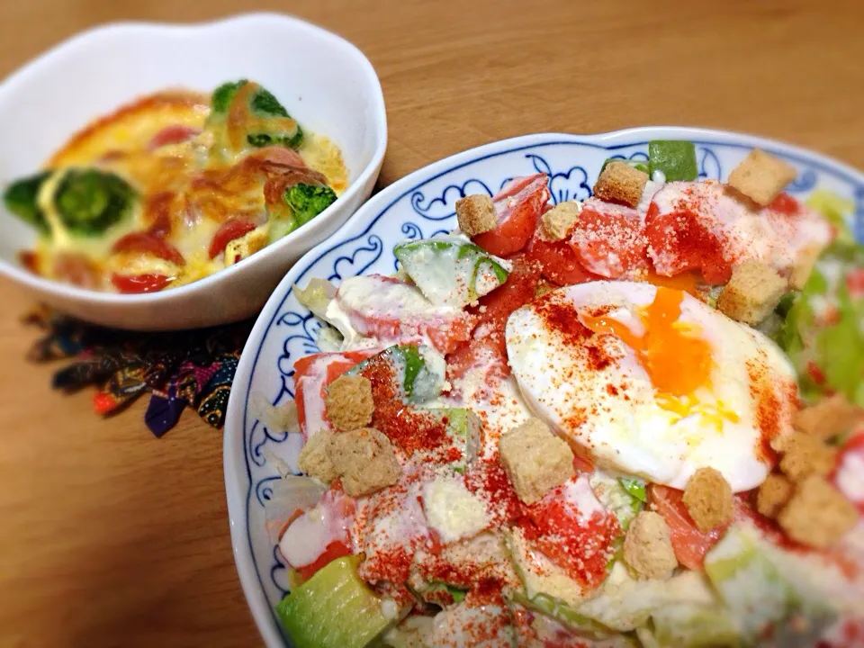 野菜がいっぱい食べたぁーい！！な、夜ご飯(*^o^*)|Hanaeさん