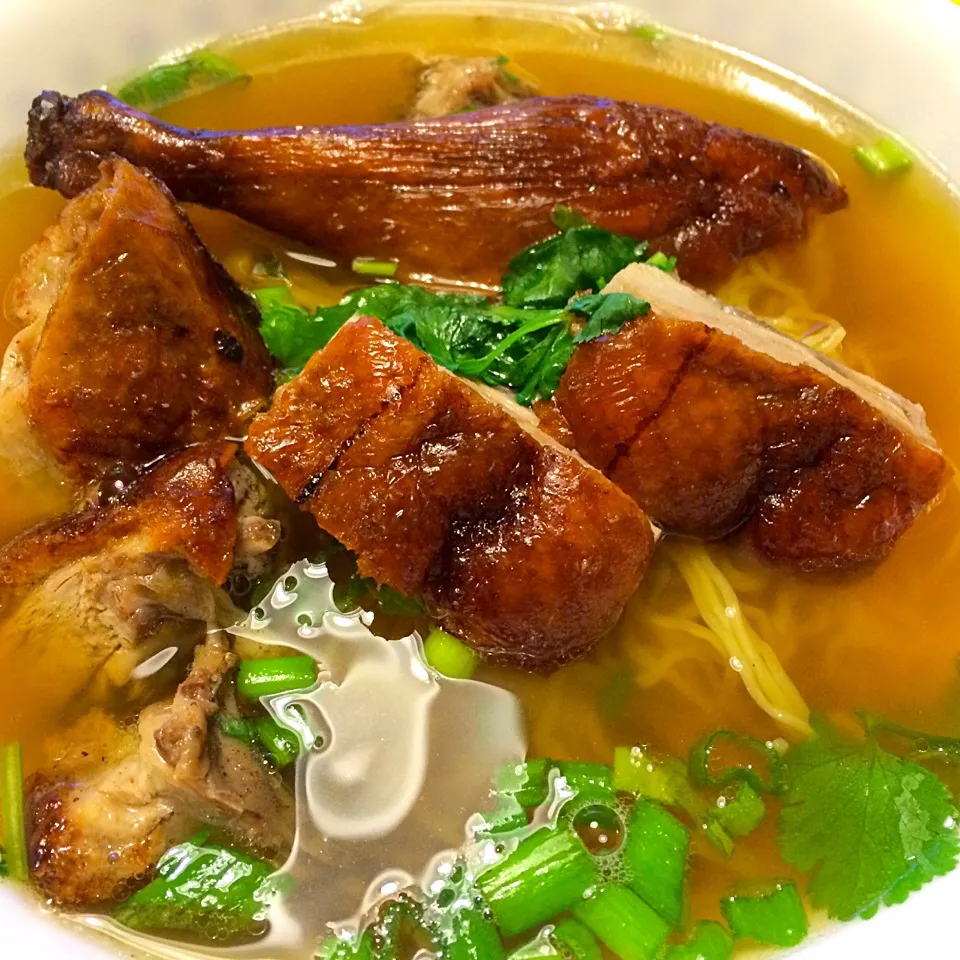 Roasted duck noodle soup|@namamotoさん