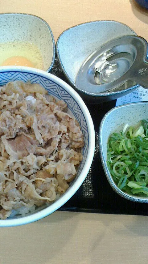 Snapdishの料理写真:ネギたま牛丼|hisashiさん