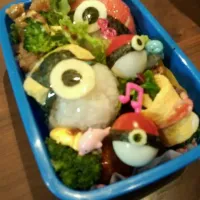 Snapdishの料理写真:モンスターボール弁当|しおりんさん