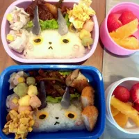 Snapdishの料理写真:コマさん弁当ずら～|しおりんさん