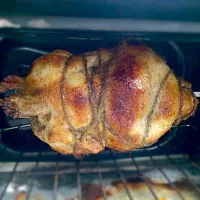 初めて Rotisserie Chicken 作ってみます|Andi Hさん