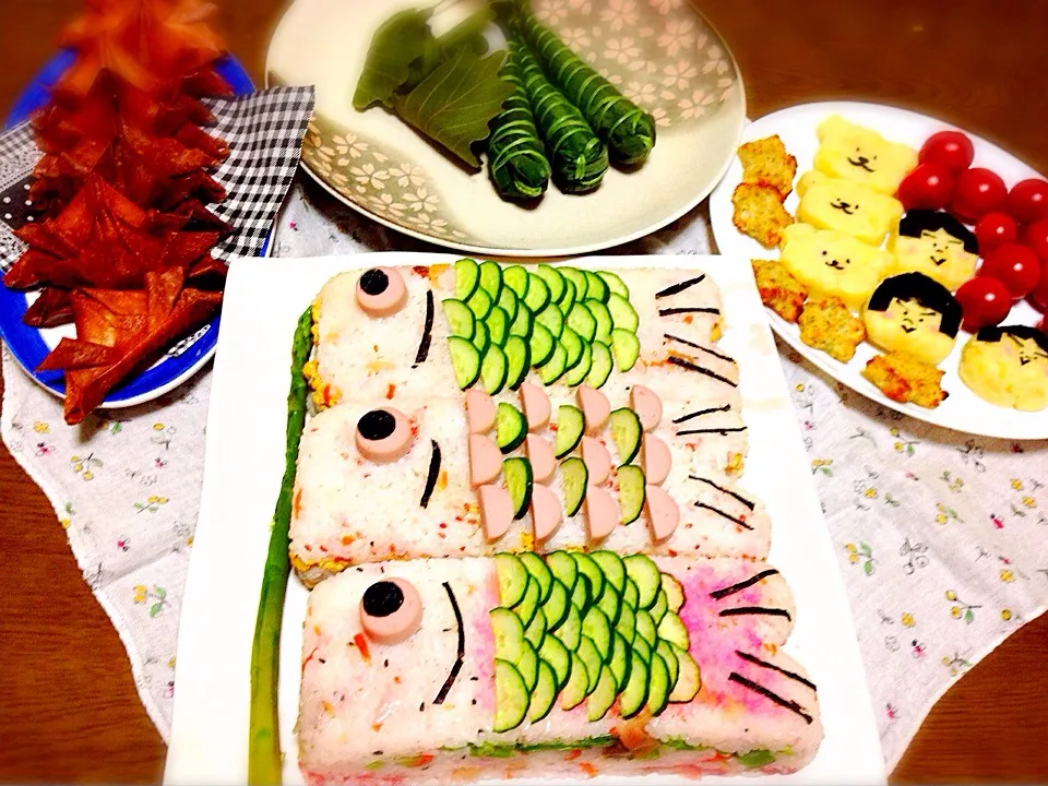 こどもの日の晩御飯♪|パンダ母さん🐼さん