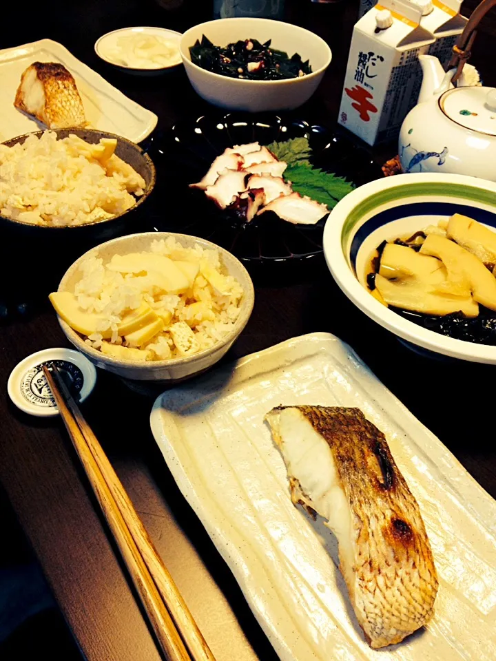 Snapdishの料理写真:旦那食堂開店(T ^ T)|YUKI_Jさん