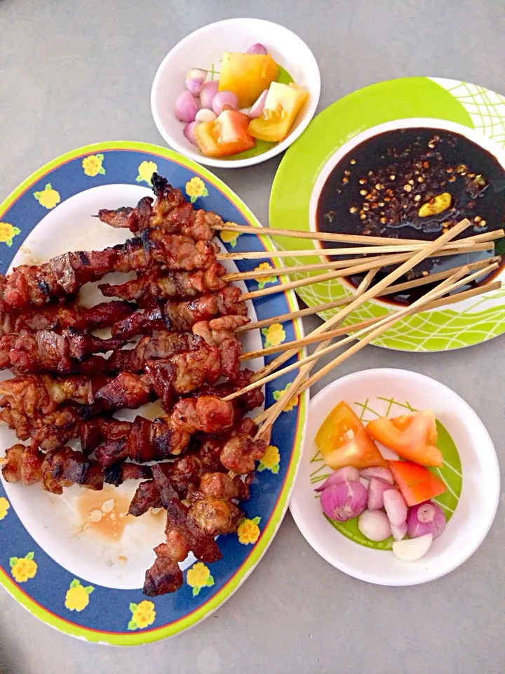 Snapdishの料理写真:Satay|Ratu Annisa Gandasariさん