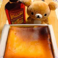 Snapdishの料理写真:ラム酒たっぷりベイクドチーズケーキ|mayumaronさん