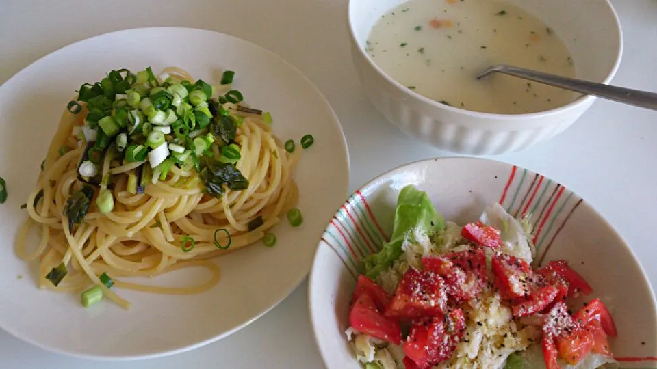 葉わさびの醤油漬けパスタ|成島千世さん