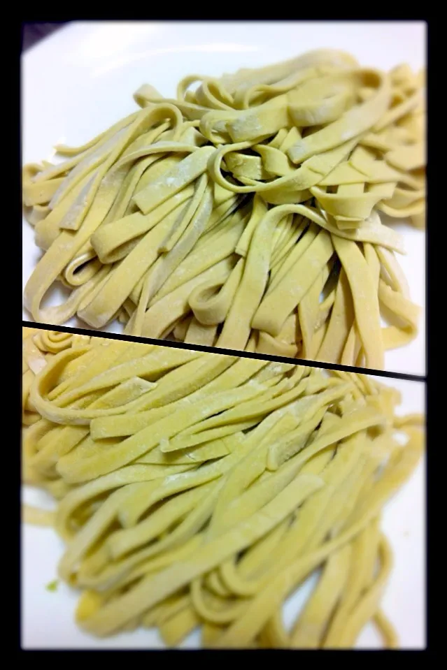 Fresh broad bean Fettuccine & linguini|Masakiさん