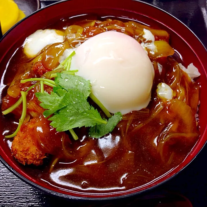 Snapdishの料理写真:カツカレー丼|Mitsutoさん