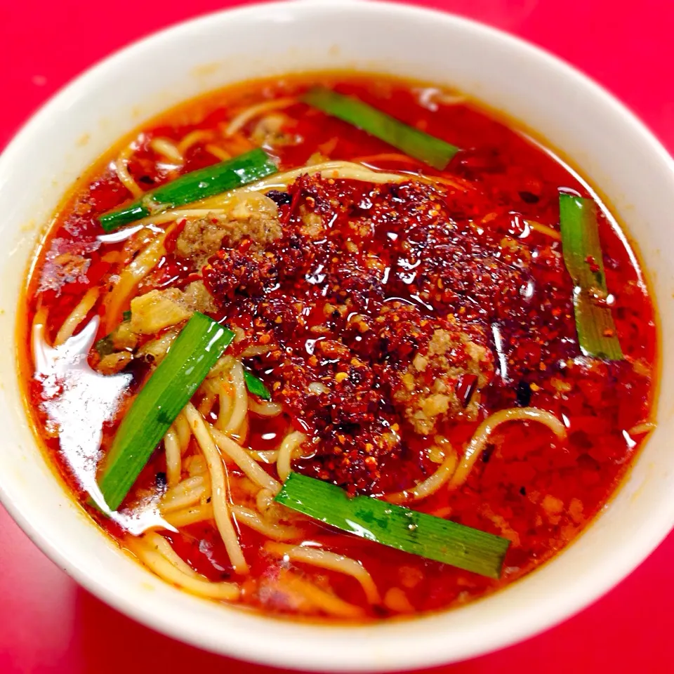 ＠中国南北酒菜 味仙 矢場店「激辛台湾ラーメン」|TETSU♪😋さん