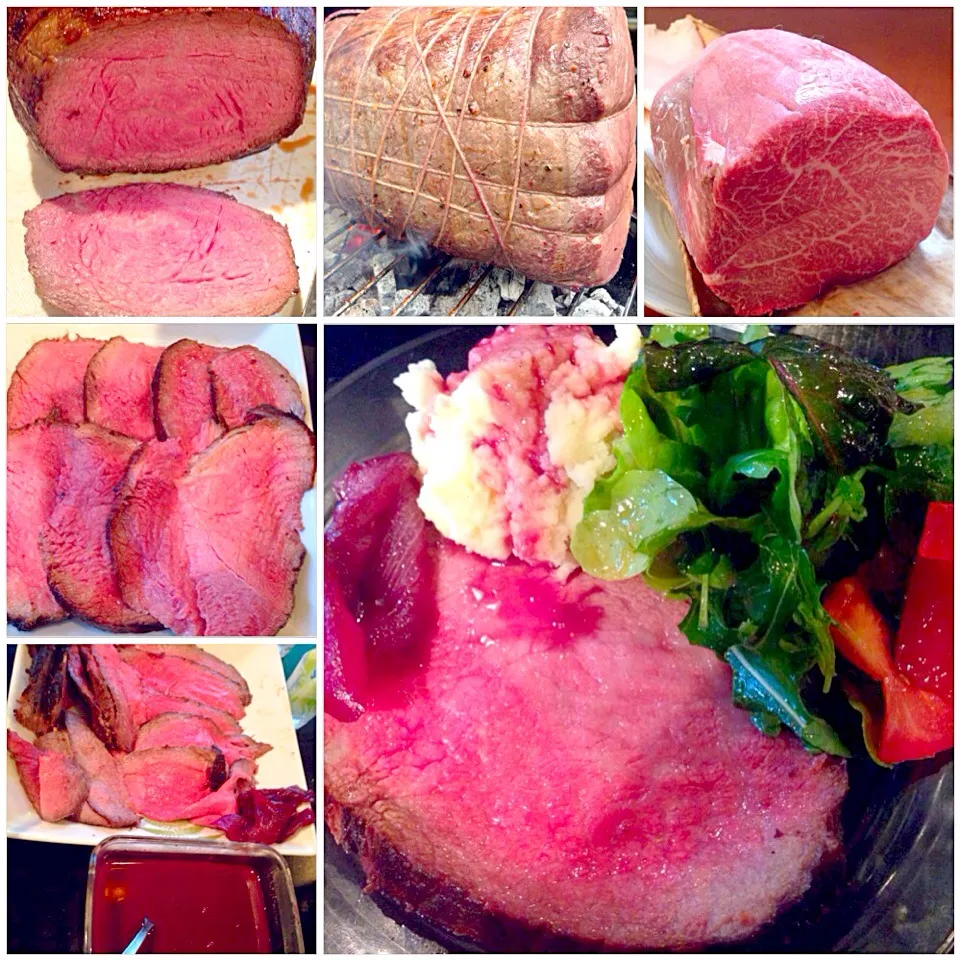 Roast beef w/Wine Sauce💓ﾛｰｽﾄﾋﾞｰﾌ ﾜｲﾝｿｰｽ|🌈Ami🍻さん