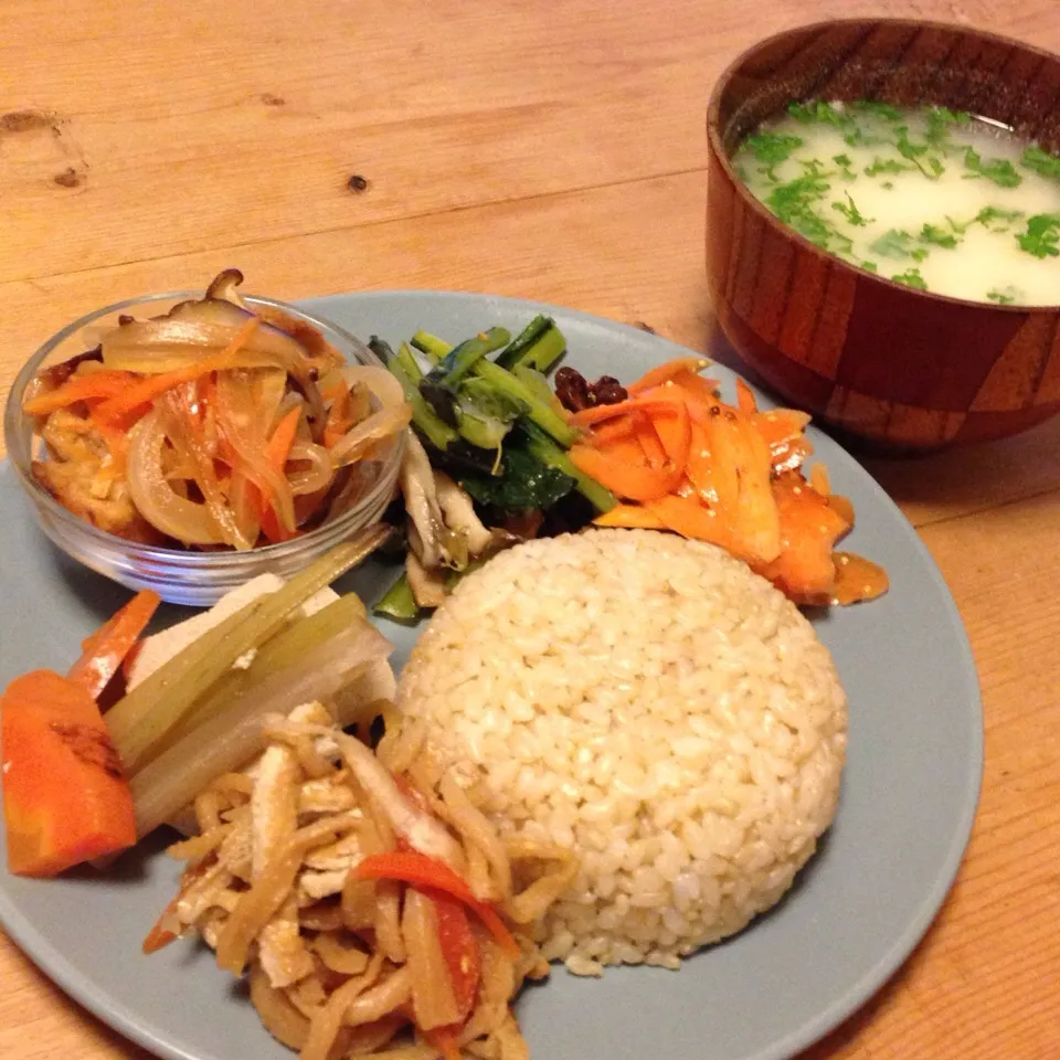 晩ご飯ベジプレート|まっきーさん