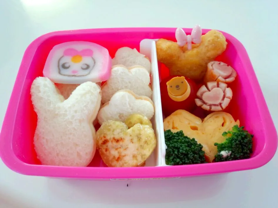 幼稚園のお弁当👧サンドイッチ|ちび太さん