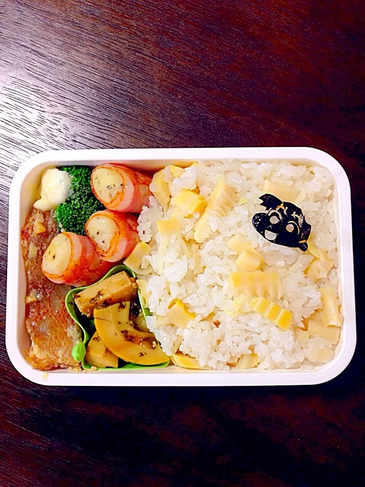 24歳息子のお弁当（≧∇≦）ネネちゃん付きw|富士子🍒🐰🍓さん