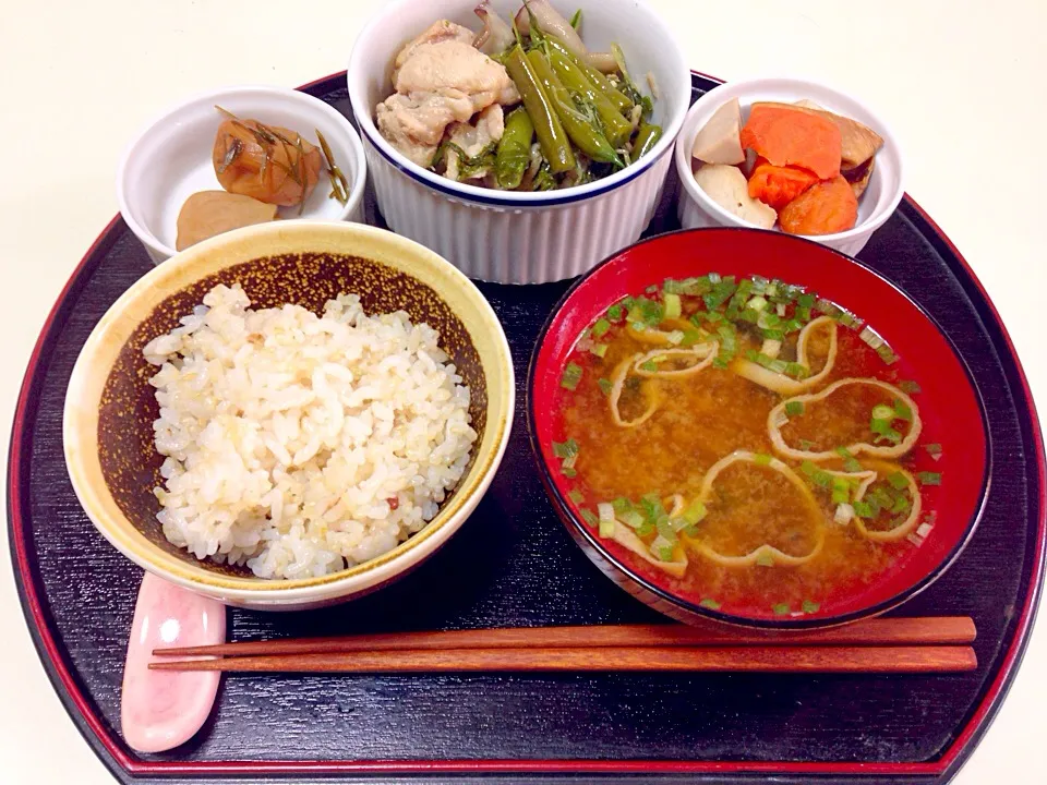 ようやくのんびり朝ご飯、な日の朝ご飯。|ことっちさん