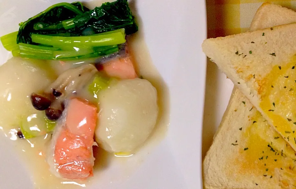 Pink Salmon/Turnip Cream Sauce|Ederさん