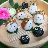 Totoro Inari Sushi ( from the gibli anime MY NEIGBORHOOD TOTORO)❤️|pandaさん