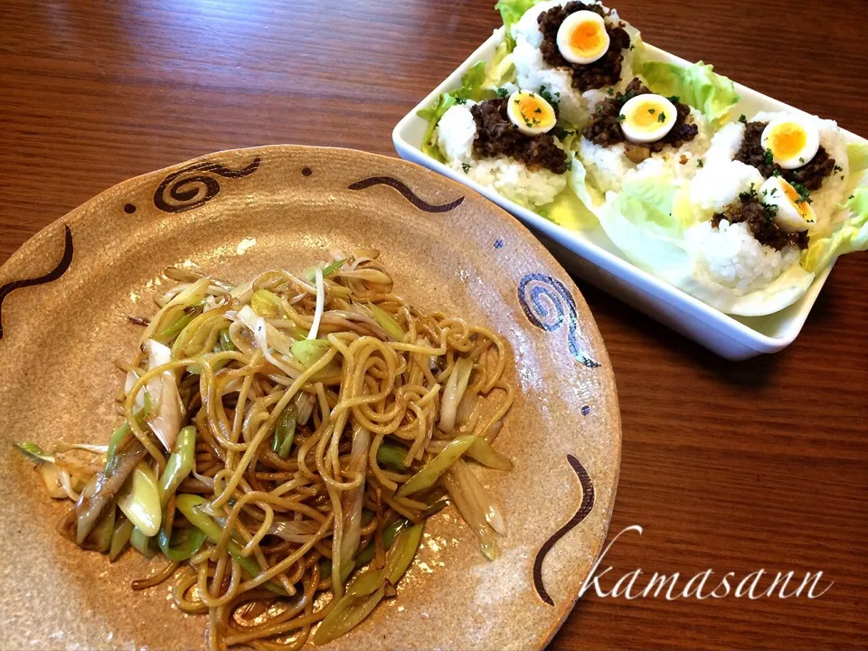 ペコちゃんさんの料理 何度も繰り返し作ってきた、病み付き♪グッチ裕三さんの★ネギとショウガだけの焼きそば ♪  オオトモちゃんのカップドライカレー🍛|かまさん