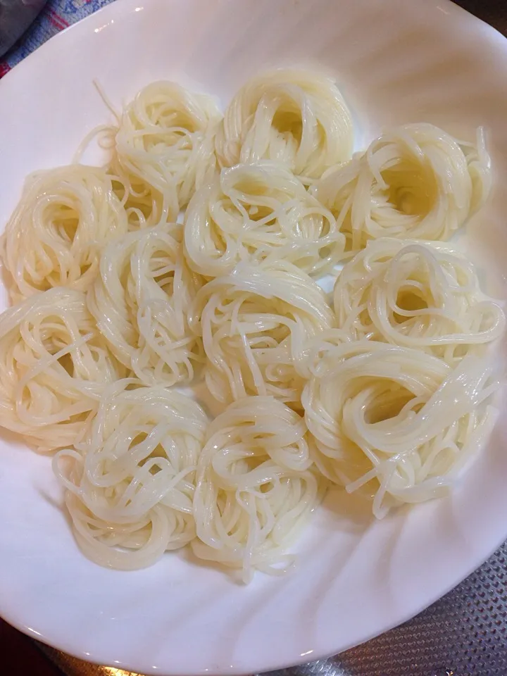 素麺の盛り付け方は？|ひろぽんさん