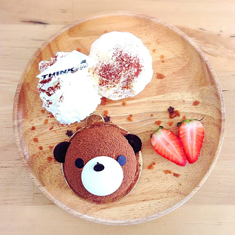 Choco Bear Mousse Cake @Think Cafe|Rojd Hikaruさん