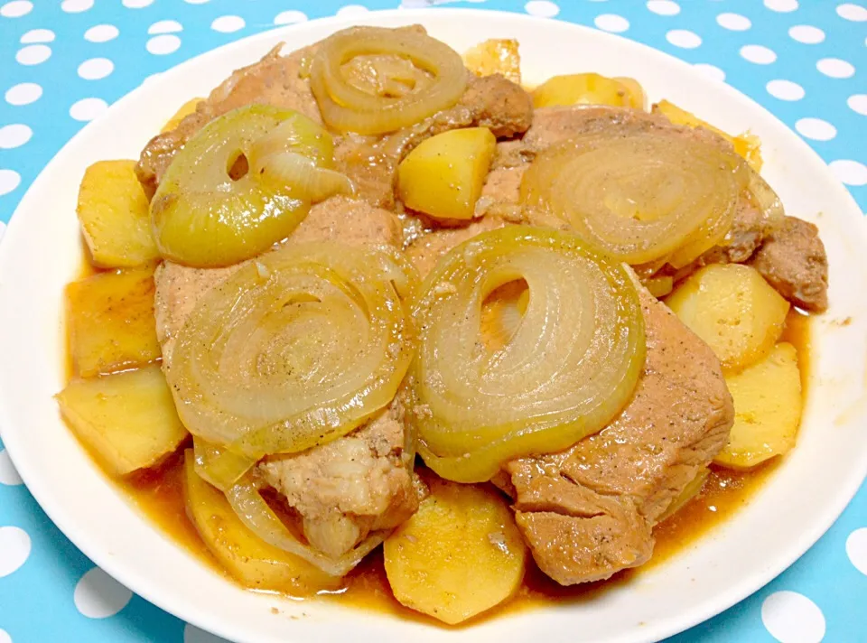 Pork Chop & Potato with Lemon & Soy Sauce|Liezlさん