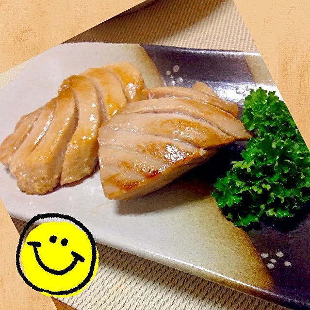 Snapdishの料理写真:マグロのハラモ焼き|watamaru920さん