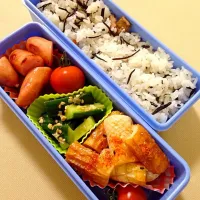 Snapdishの料理写真:地味お弁当0508|shichiさん