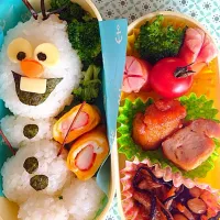 Snapdishの料理写真:オラフの遠足弁当 娘のリクエストで|こはここさん