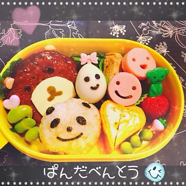 Snapdishの料理写真:ぱんだ弁当|こはるびよりさん