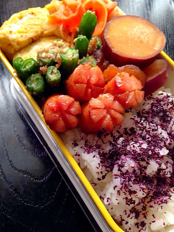 今日はご飯がキチンと見えるお弁当🍱|尚子さん