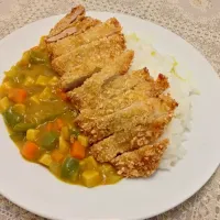 Deepfried pork with curry vegetable|zardさん