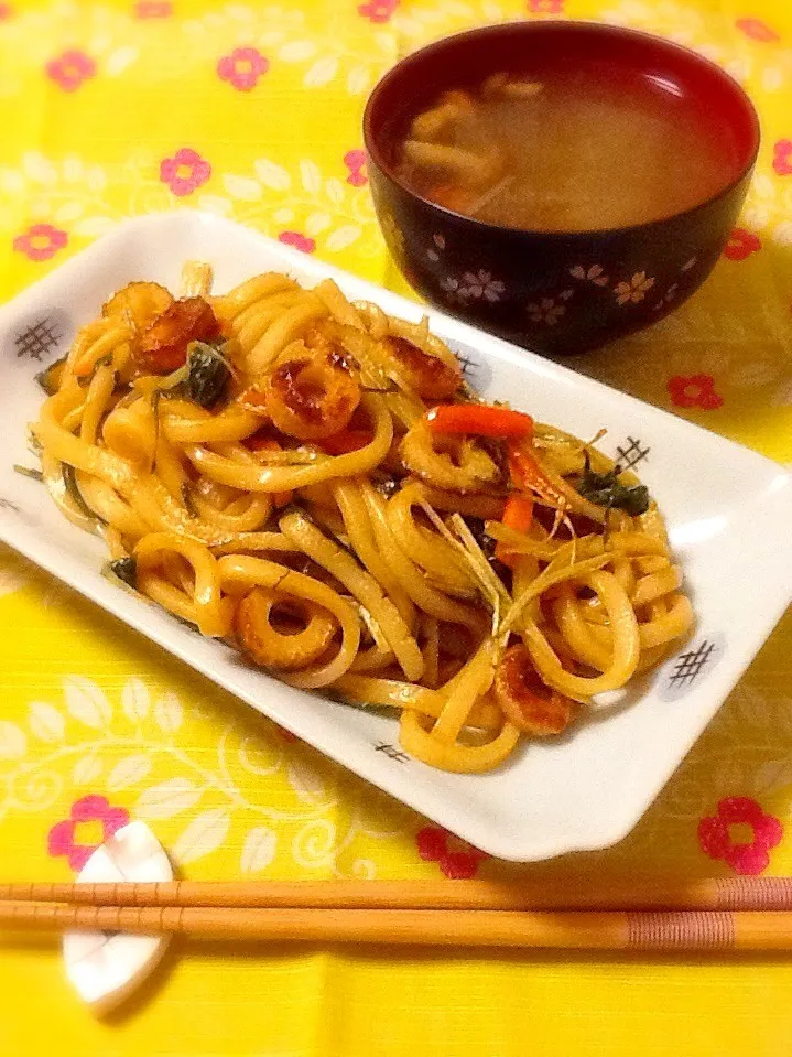 焼きうどんヽ(*･ω･)ﾉｮ|さとう かおりさん