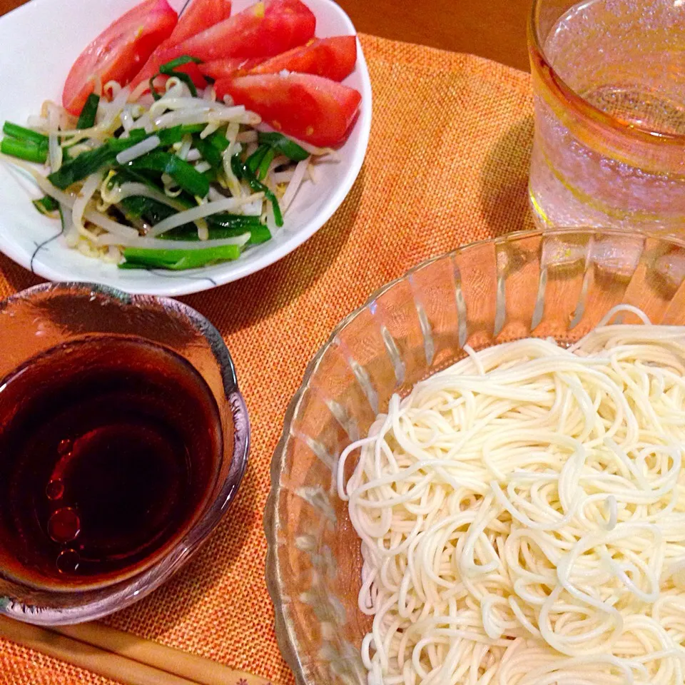 そうめん&野菜サラダ|Okawara  Rieさん