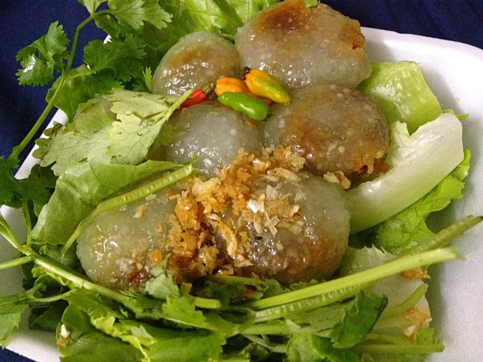 Thai tapioca balls with pork filling|hayyanaさん