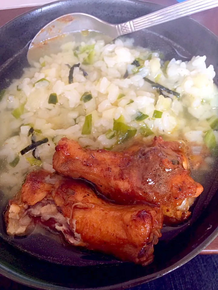 Snapdishの料理写真:Ochatzuke with Grilled Chicken|Yuki Mitsuishiさん