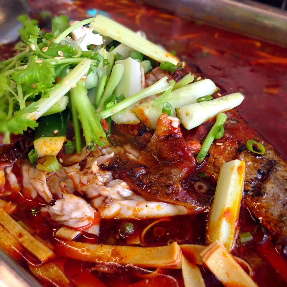 Grilled fish sze Chuan style|willzさん