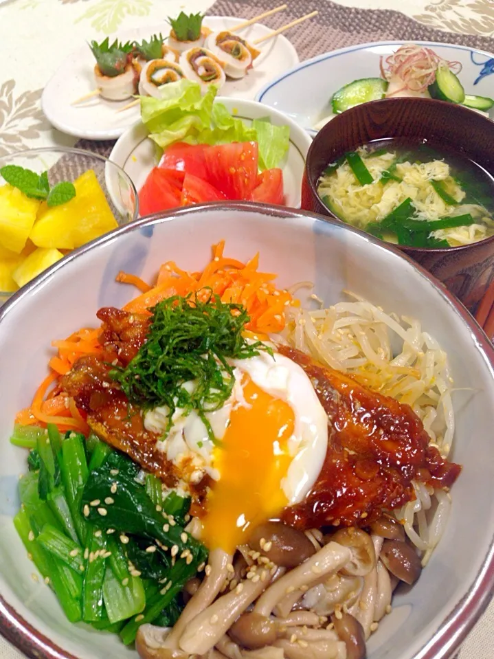 イワシのビビンバ丼🍀|デミさん