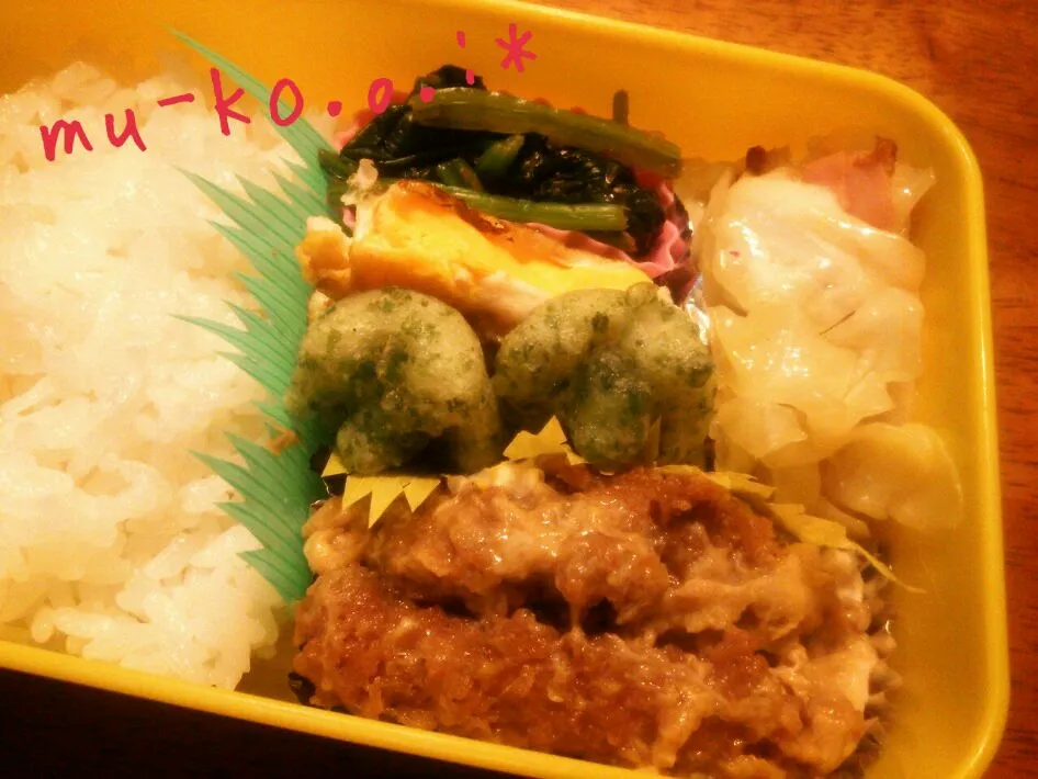 Snapdishの料理写真:今週の平日弁当～♩*゜|むーこさん