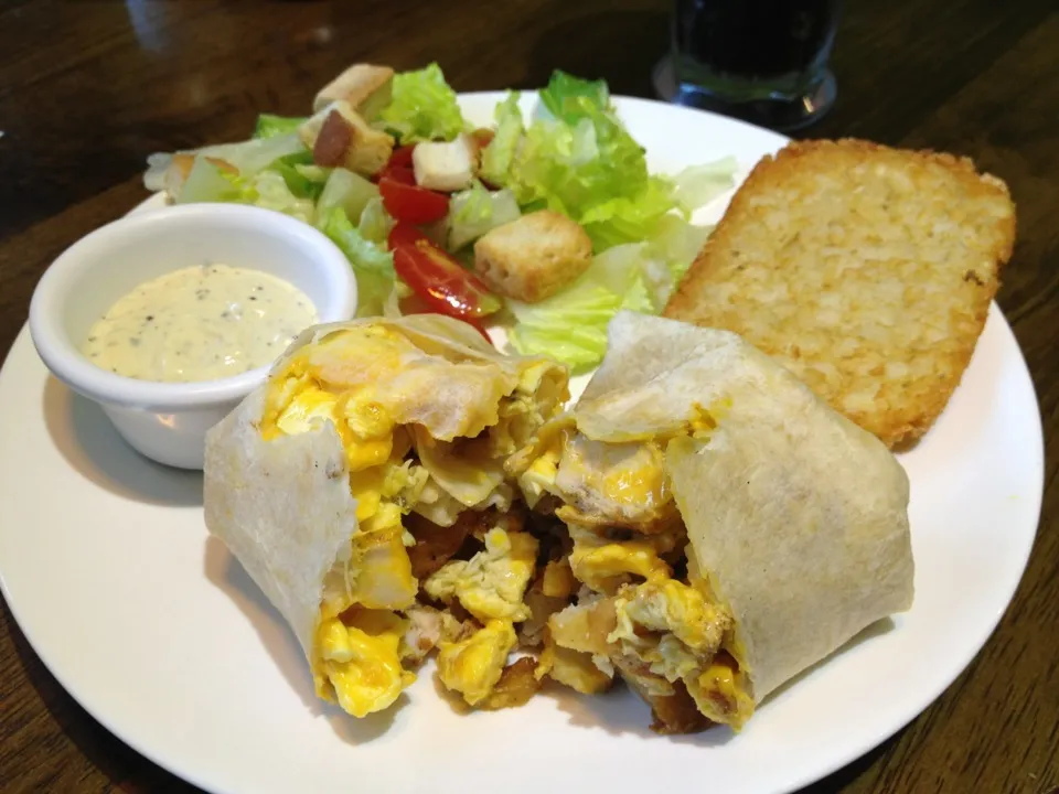 Snapdishの料理写真:Eggs, potato, cheese Burritos  for brunch|Elaineさん