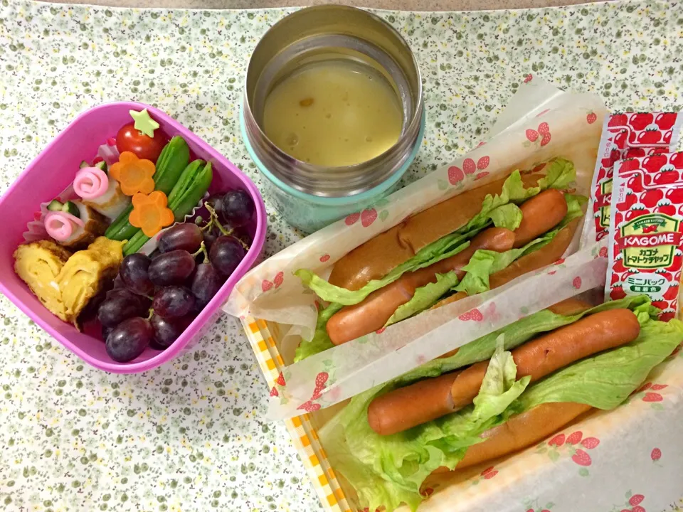 Snapdishの料理写真:中1女子のお弁当 "ピクニック弁当"|Kunicomさん