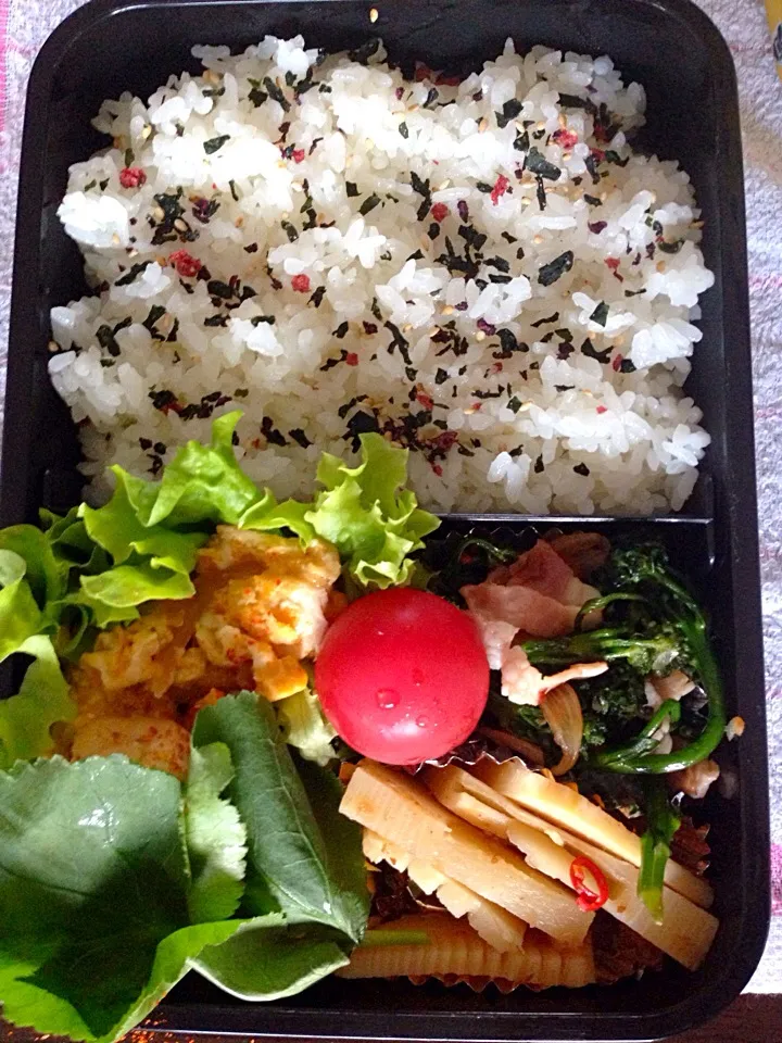 昨日の夜の残りのお弁当( ^ω^ )|さおりさん