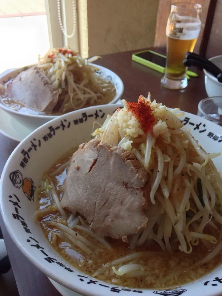 野郎ラーメン ブタックカードで野菜増し無料 ハナコさんは普通の野郎|PegaOさん