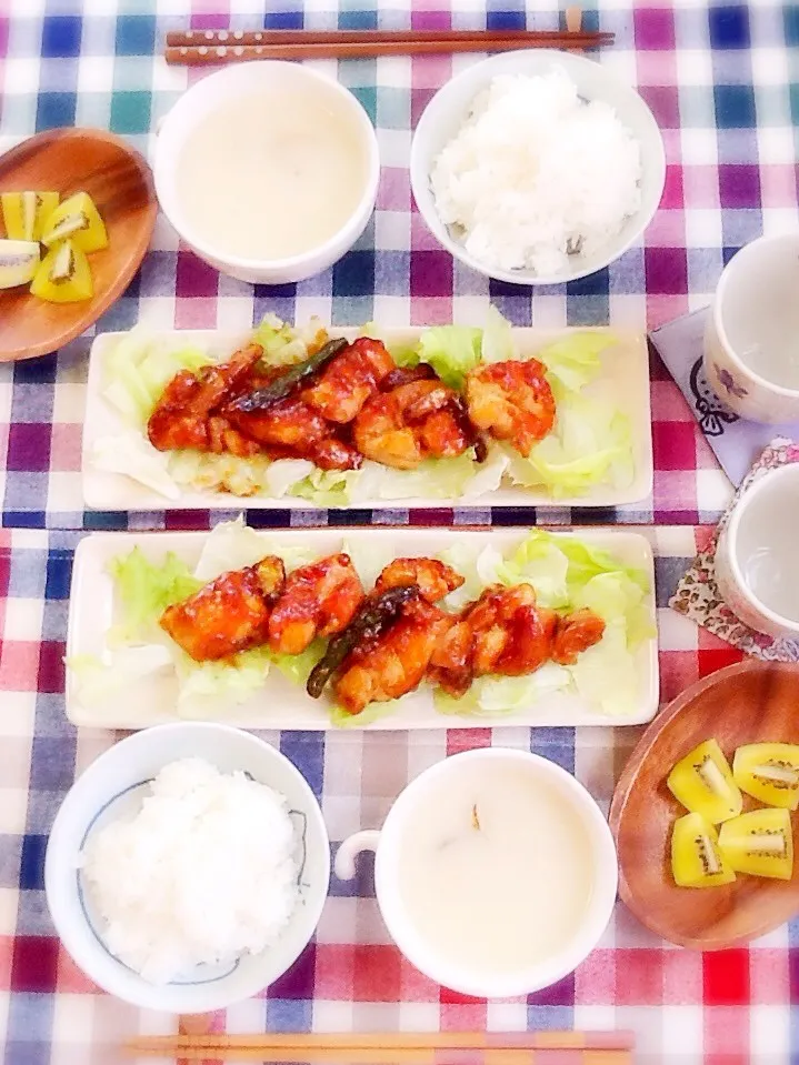 鳥肉の照り焼き～♪|さとう かおりさん